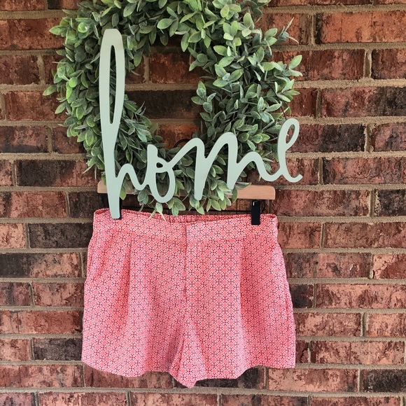 Joe Fresh Pants - ✨5/$15 { JOE FRESH } Pink & Red Patterned Shorts